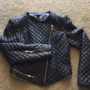 Zipper Leather Jacket